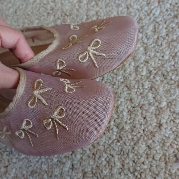 Anthropologie Maeve Chic Bow Embroidered Mary Jane Shoes size 38.5 - Picture 8 of 12